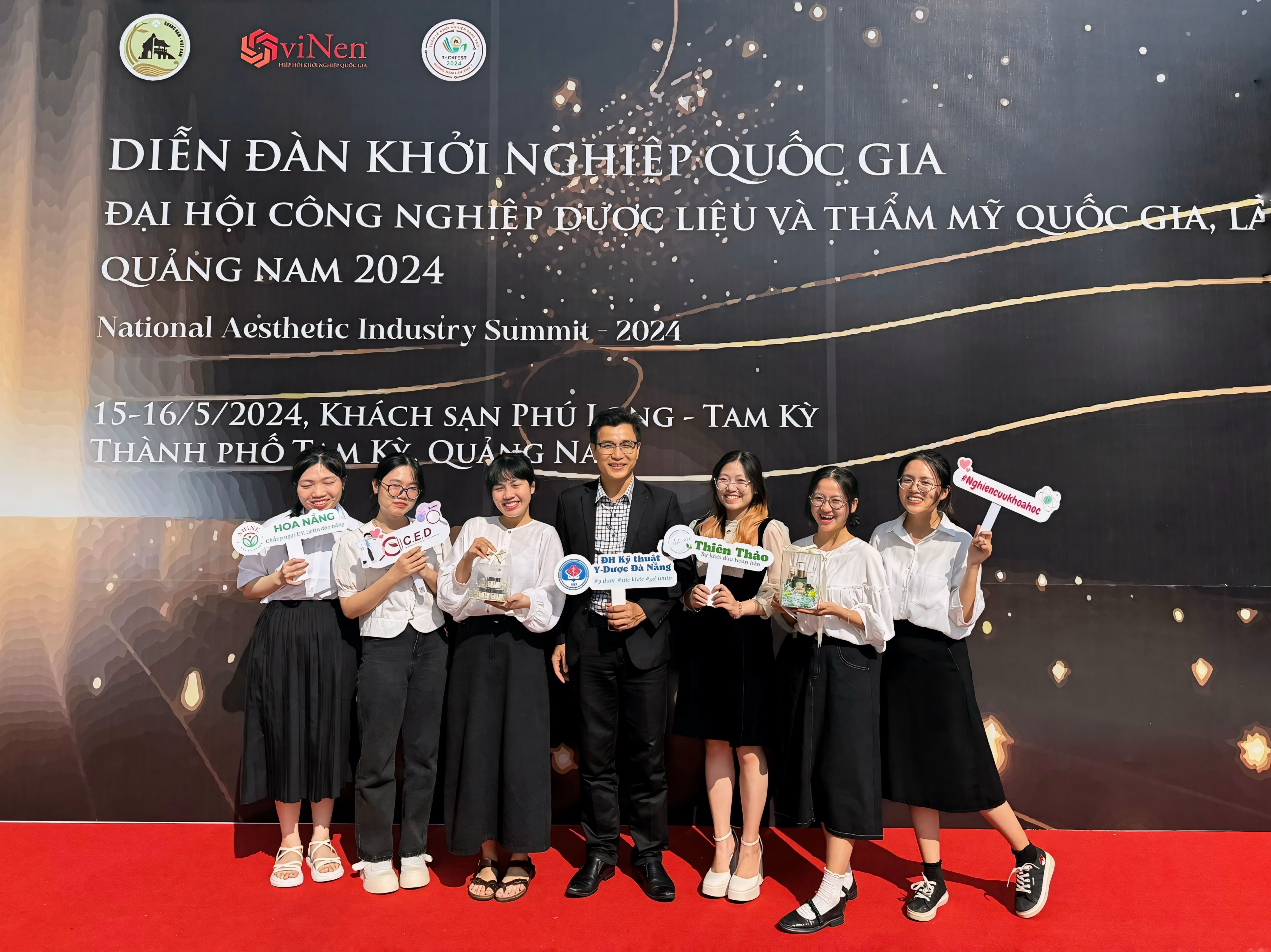 Trường Đại học Kỹ thuật Y - Dược Đà Nẵng tham gia tại “Diễn đàn Khởi nghiệp Quốc gia về Dược liệu và Mỹ phẩm Việt Nam lần thứ II”