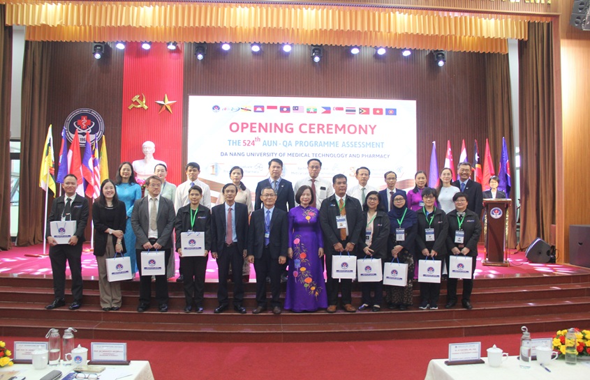 Opening Ceremony of the 524th AUN-QA External Assessment for Three Academic Programs at Da Nang University of Medical Technology and Pharmacy